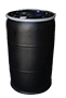 2.2 Millimeter (mm) Top Thickness, 55 Gallon (gal) Open Head 2 Bung Lid Lined Polyethylene Drum